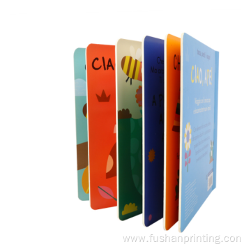 Custom printing Die-cut different shape board book